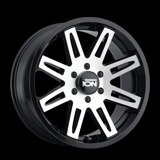 142-7970B - ION Alloy 142 17X9 8X170 -12mm Satin Black Machined - ION Alloy Wheels Canada