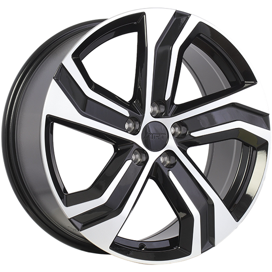 R2361802 - ART Replica 236 18X8 5X108 ET 45mm Gloss Black - Machined Face - ART Replica Wheels Canada