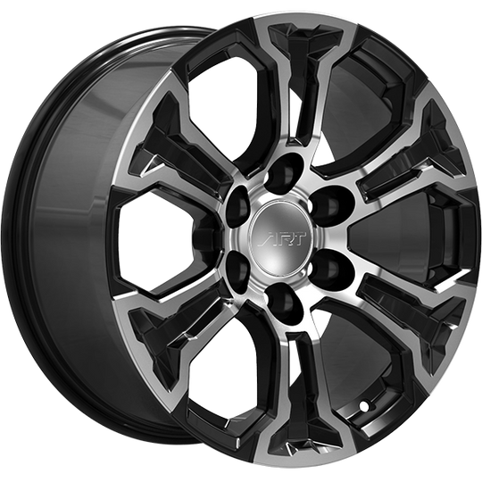 R3851801 - ART Replica 385 18X8.5 6X139.7 ET 26mm Gloss Black - Machined Face - ART Replica Wheels Canada