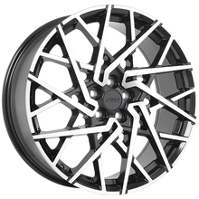 Load image into Gallery viewer, R3892001 - ART Replica 389 20X8 5X108 ET 49mm Gloss Black - Machined Face - ART Replica Wheels Canada