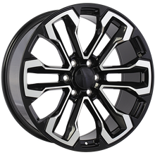 Load image into Gallery viewer, R3902201 - ART Replica 390 22X9 6X139.7 ET 24mm Gloss Black - Machined Face - ART Replica Wheels Canada