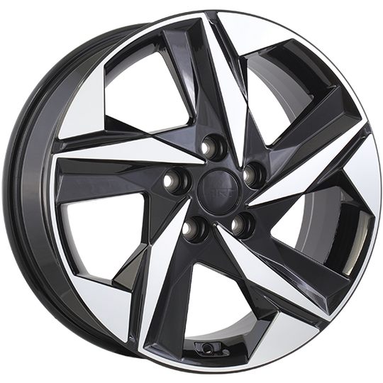R3931701 - ART Replica 393 17X7 5X114.3 ET 45mm Gloss Black - Machined Face - ART Replica Wheels Canada