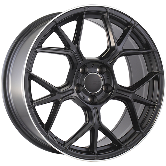 R3951901 - ART Replica 395 19X8.5 5X112 ET 35mm Satin Black - Machined Lip - ART Replica Wheels Canada
