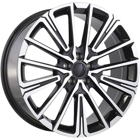 R3972001 - ART Replica 397 20X8 5X112 ET 45mm Gloss Black - Machined Face - ART Replica Wheels Canada