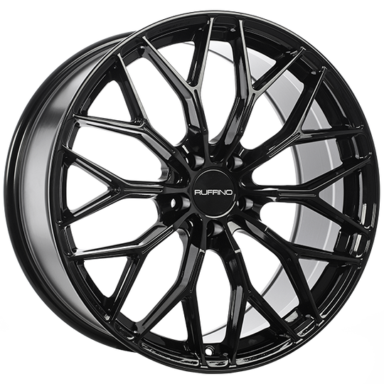 RUF661805 - Ruffino Hard Class 18X8 5X112 45mm Gloss Black - Ruffino Hard Wheels Canada