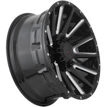 Charger l'image dans la galerie, XR102202 - Forged Wheels XR110 22X10 8X170 ET -25mm Gloss Black &amp; Milled Edge - Forged Wheels Wheels Canada