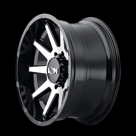 143-2936BM18 - ION Alloy 143 20X9 6X135 18mm Gloss Black Machined - ION Alloy Wheels Canada