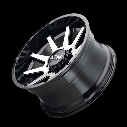 143-2936BTR - ION Alloy 143 20X9 6X135 0mm Gloss Black Machined - ION Alloy Wheels Canada