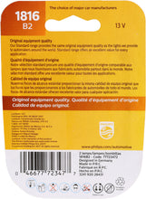Load image into Gallery viewer, 1816B2 Philips Standard Minature 1816 - Standard - Twin Blister Pack Philips Bulbs