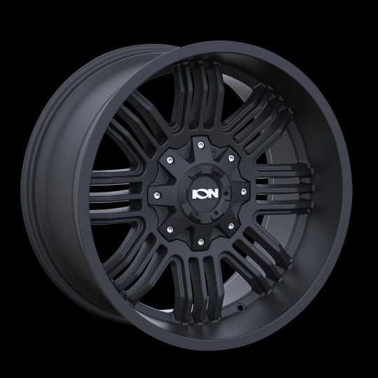 144-2981MB - ION Alloy 144 20X9 8X165.1 0mm Matte Black - ION Alloy Wheels Canada