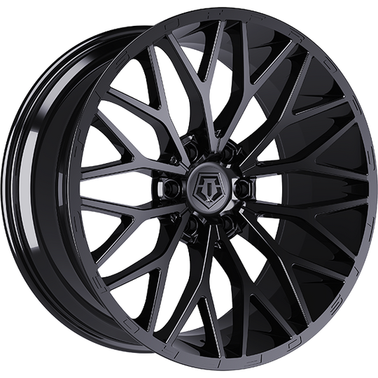 566B2228344 - TIS Wheels 566 22X12 6X139.7 ET -44mm Gloss Black - TIS Wheels Wheels Canada