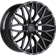 Load image into Gallery viewer, 566BM2106324 - TIS Wheels 566 20X10 6X135 ET -24mm Gloss Black &amp; Milled Edge - TIS Wheels Wheels Canada