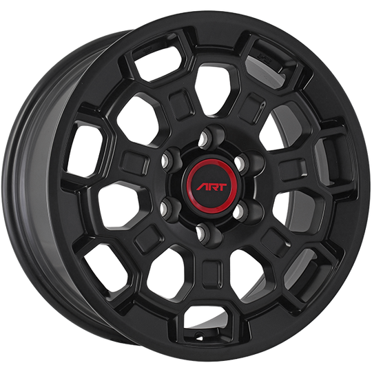 R4071701 - ART Replica 407 17X7.5 6X139.7 ET 45mm Satin Black - ART Replica Wheels Canada