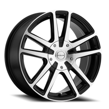 Load image into Gallery viewer, 145M-77582+40 - Raceline Encore 145M 17X7.5 4X100 / 4X108 40mm Machined Face Black - Raceline Wheels Canada