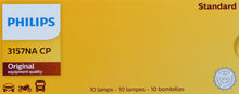 Load image into Gallery viewer, 3157NACP Philips Standard Miniature 3157NA - Standard - Multiple Commercial 10-Pack Philips Bulbs