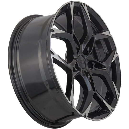 DW1391902 - DAI Wheels Razor-X 19X8 5X115 ET 40mm Gloss Black & Machined Face - DAI Wheels Wheels Canada