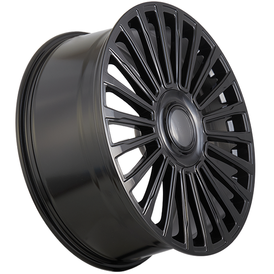 LX52203 - 720 Luxury LX5 22X9 5X127 ET 40mm Gloss Black - 720 Luxury Wheels Canada