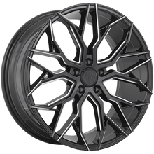 Charger l'image dans la galerie, LX62001 - 720 Luxury LX6 20X8.5 5X114.3 ET 35mm Gloss Black &amp; Milled Edge - 720 Luxury Wheels Canada