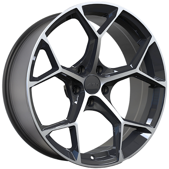 R3181904 - ART Replica Replica 318 19X8.5 5X112 ET 35mm Gloss Black & Machined Face - ART Replica Wheels Canada