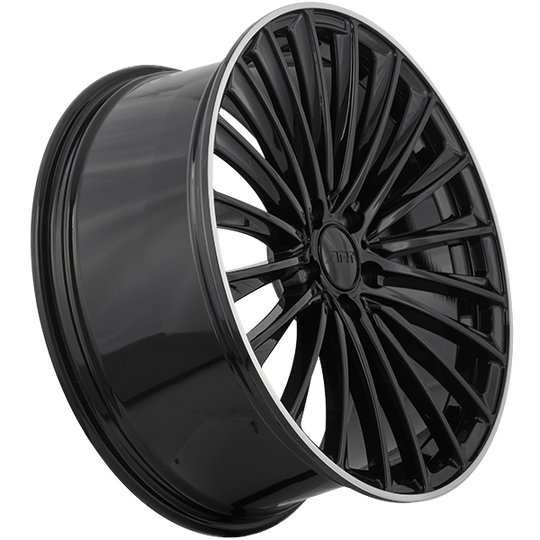 R3392003 - ART Replica Replica 339 20X9.5 5X112 ET 45mm Gloss Black & Machined Lip - ART Replica Wheels Canada