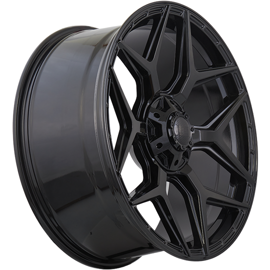RUF842001 - Ruffino HARD Xplorer 20X10 6X135 / 6X139.7 ET -19mm Gloss Black - Ruffino HARD Wheels Canada