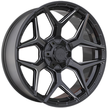 Load image into Gallery viewer, RUF842202 - Ruffino HARD Xplorer 22X9.5 6X135 / 6X139.7 ET 15mm Gloss Black &amp; Milled Edge - Ruffino HARD Wheels Canada