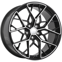 Load image into Gallery viewer, RUF891601 - Ruffino Corsa 16X7 5X114.3 ET 40mm Gloss Black &amp; Machined Face - Ruffino Wheels Canada