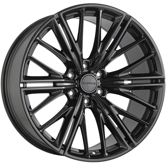 RUF902201 - Ruffino Amalfi 20X9 6X139.7 ET 18mm Gloss Black - Ruffino Wheels Canada