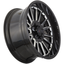 Load image into Gallery viewer, XR122201 - Forged Wheels XR12 22X10 5X127 / 5X139.7 ET -19mm Gloss Black &amp; Milled Edge - Forged Wheels Wheels Canada