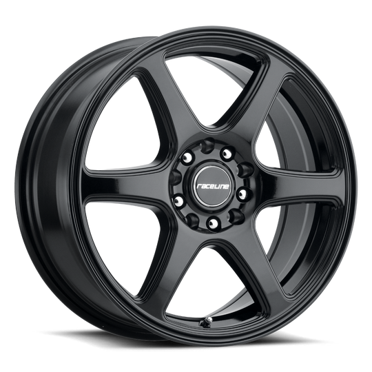 146B-67089+40 - Raceline 146B MATRIX 16X7 5X114.3 / 5X100 40mm Gloss Black - Raceline Wheels Canada