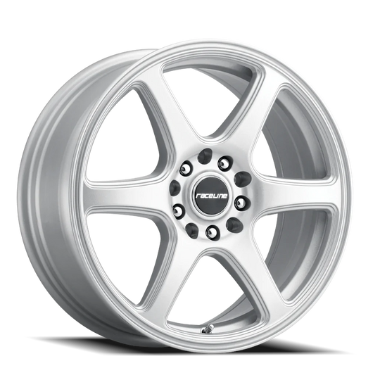 146S-77591+40 - Raceline Matrix 146S 17X7.5 5X112 / 5X120.65 40mm Gloss Silver - Raceline Wheels Canada