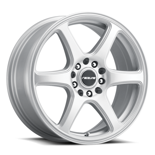 146S-67086+40 - Raceline 146S MATRIX 16X7 5X110 / 5X115 40mm Satin Silver - Raceline Wheels Canada