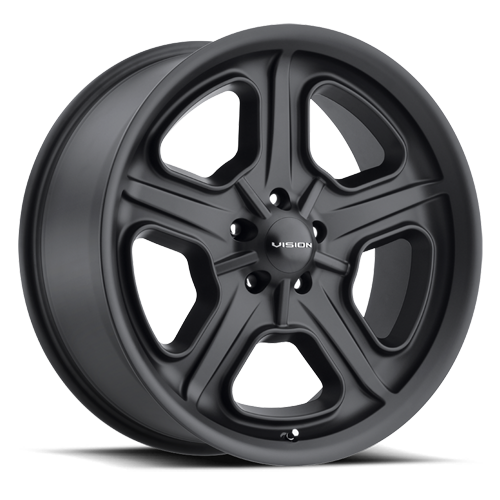 147-5865SB0 - Vision 147 Daytona 15X8 5X114.3 0mm Satin Black - Vision Wheels Canada