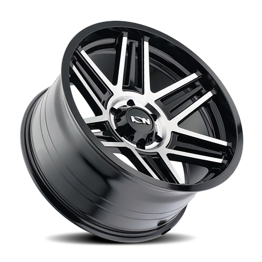 147-7978BM0 - ION Alloy 147 17X9 8X180 0mm Gloss Black Machined - ION Alloy Wheels Canada