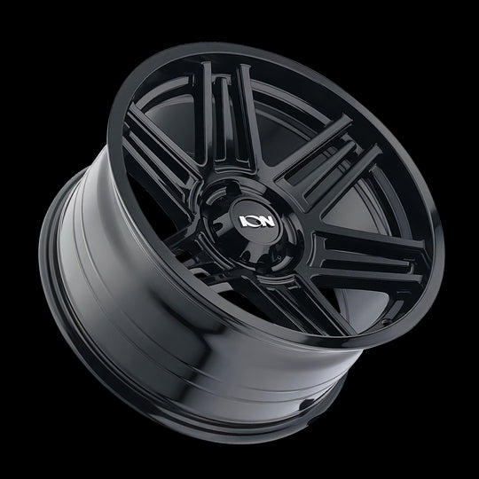 147-2181GB19 - ION Alloy 147 20X10 8X165.1 -19mm Gloss Black - ION Alloy Wheels Canada