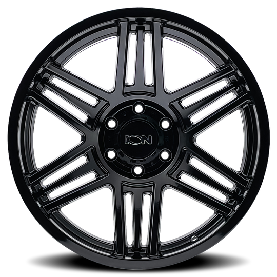 147-2183GB19 - ION Alloy 147 20X10 6X139.7 -19mm Gloss Black - ION Alloy Wheels Canada