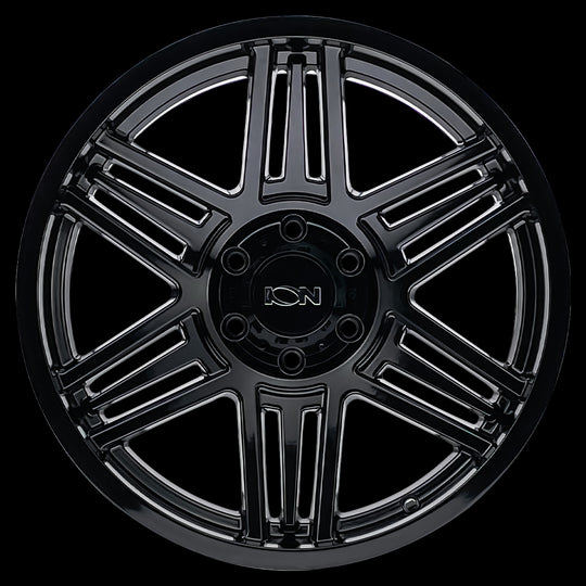147-2181GB19 - ION Alloy 147 20X10 8X165.1 -19mm Gloss Black - ION Alloy Wheels Canada