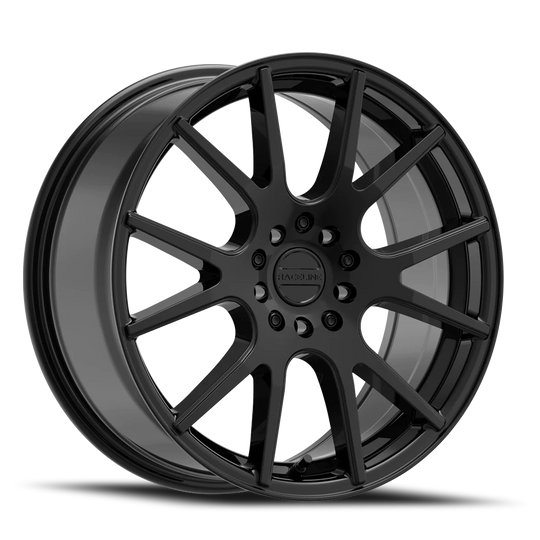 147B-67089+40 - Raceline Intake 147B 16X7 5X100 / 5X114.3 40mm Black - Raceline Wheels Canada