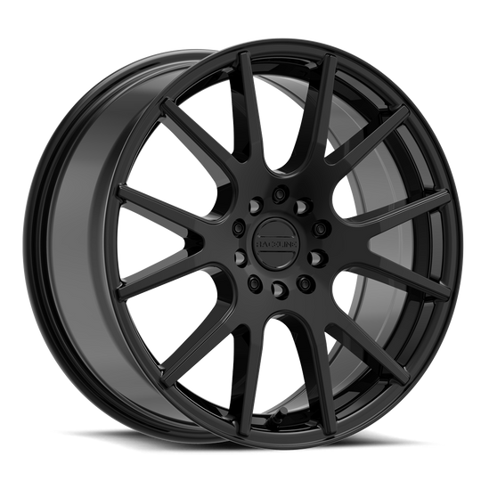 147B-57084+40 - Raceline 147B INTAKE 15X7 4X114.3 / 4X100 40mm Gloss Black - Raceline Wheels Canada