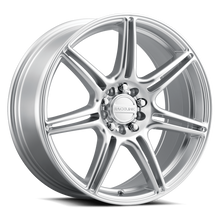 Load image into Gallery viewer, 148HS-77589+40 - Raceline 148HS APEX 17X7.5 5X100 / 5X114.3 40mm Hyper Silver - Raceline Wheels Canada