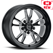 Load image into Gallery viewer, 149-7461B-24 - Vision 149 Patriot 17X4.5 5X120.65 -24mm Gloss Black Milled Spoke - Vision Wheels Canada