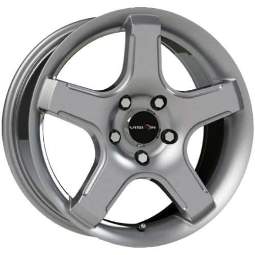14-5648S38 - Vision 14 15X6.5 4X114.3 38mm Silver - Vision Wheels Canada
