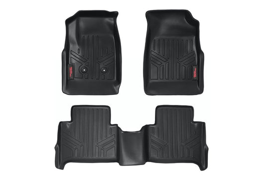 M-21513 Floor Mats - FR & RR - Crew - Chevy/GMC Canyon/Colorado (15-22) Rough Country Canada