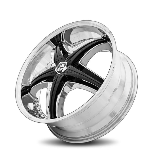 REF-2085D403573 - Diablo Reflection X 20X8.5 5X120 / 5X114.3 35mm Chrome - Diablo Wheels Canada