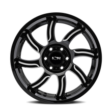 Load image into Gallery viewer, 151-2981M18 - ION Alloy 151 20X9 8X165.1 18mm Gloss Black Milled - ION Alloy Wheels Canada