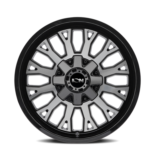 152-2937BM - ION Alloy 152 20X9 6X139.7 / 6X135 0mm Gloss Black Machined - ION Alloy Wheels Canada