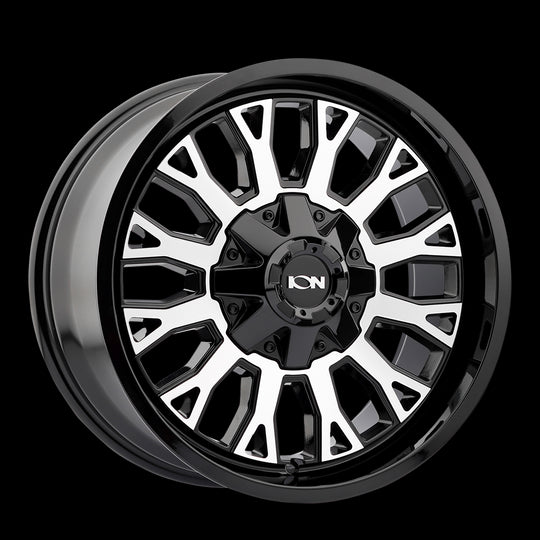152-2978BM - ION Alloy 152 20X9 8X180 0mm Gloss Black Machined - ION Alloy Wheels Canada