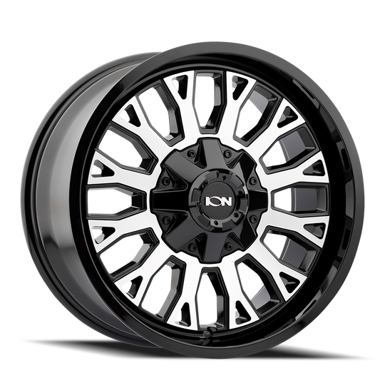 152-2937BM - ION Alloy 152 20X9 6X139.7 / 6X135 0mm Gloss Black Machined - ION Alloy Wheels Canada