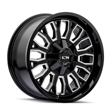 Load image into Gallery viewer, 152-2970M - ION Alloy 152 20X9 8X170 0mm Gloss Black Milled - ION Alloy Wheels Canada