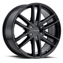 Charger l'image dans la galerie, 158B-88088+35 - Raceline 158B IMPULSE 18X8 5X110 / 5X114.3 35mm Gloss Black - Raceline Wheels Canada
